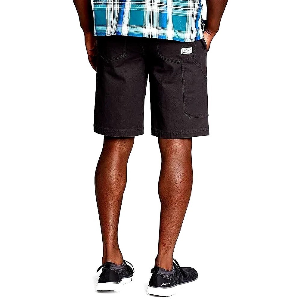 Eddie Bauer Men's Canvas Cargo Utility Shorts Black 5-Pocket Size 40 NWT - Picture 4 of 10